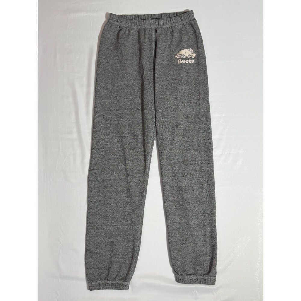 Roots Organic Original Sweatpants | Heather Gray Jogger | Size Small